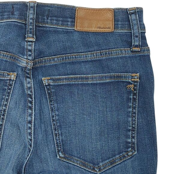Madewell 10" High-Rise Skinny Jeans Women's 26 Medium Wash Blue Stretch - Picture 9 of 16
